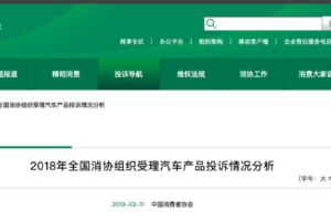 中消協發布汽車<em>投訴</em>榜單：超六成為家用轎車 <em>售后服務</em><em>占</em>比最高