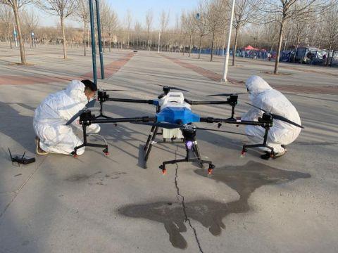 疫情防控用上高科技！平谷馬坊用無人機<em>消毒</em>