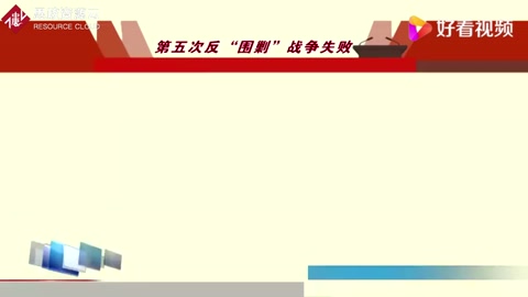 第五次反“圍剿”戰(zhàn)爭(zhēng)失敗和長(zhǎng)征