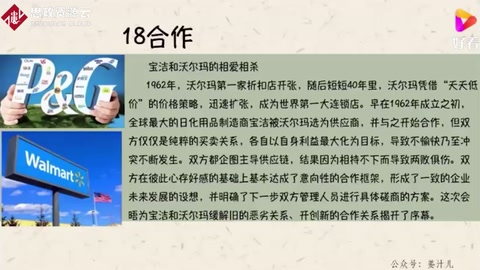 寶潔與<em>沃爾瑪</em>兩企業(yè)的相愛相殺，告訴我們什么叫做合作共贏！
