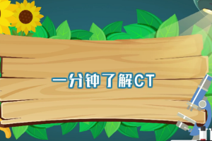 <em>一</em>分鐘了解CT