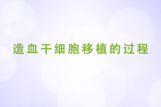 <em>造血干細胞</em><em>移植</em>的過程
